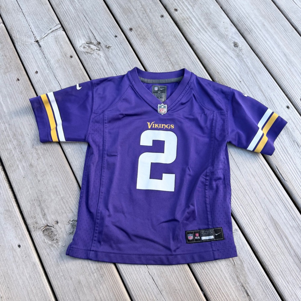 Nike Minnesota Vikings Justin Jefferson 2 Youth Jersey Purple M Kids Football